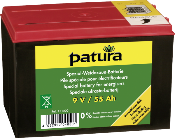 9 V / 90 Ah Spezial Weidezaun-Batterie