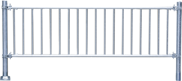 Abtrennung Kälber 4,0 m, Höhe 105 cm, Montagelänge 390 - 410 cm