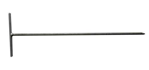 Erdstab mit T-Griff, Länge 75 cm, 12 mm Vollmaterial, feuerverzinkt