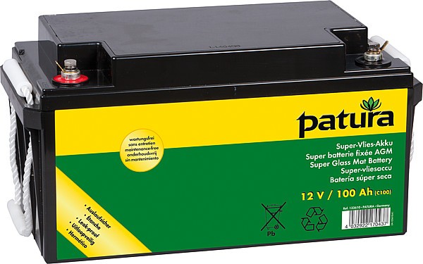 133610 Pautura Super-Vlies-Akku 12 V, 100 Ah