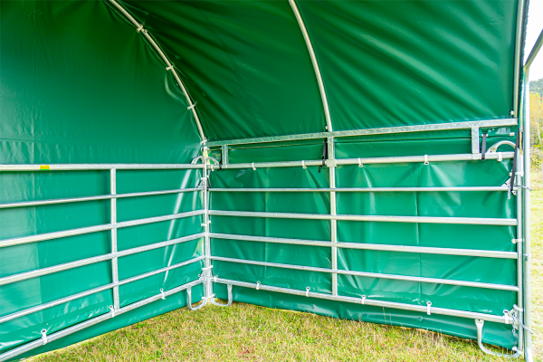 Wetterschutzplane Giebelseite (für Panel-Dach Compact)