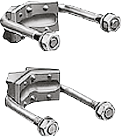 Doppelklemme für 1 1/4" bis 2"