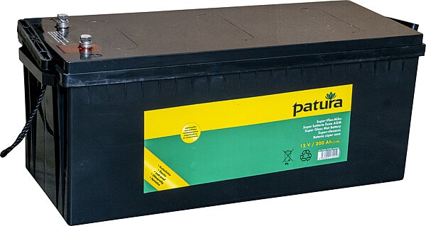 133630 Patura Super-Vlies-Akku 12 V / 200 Ah