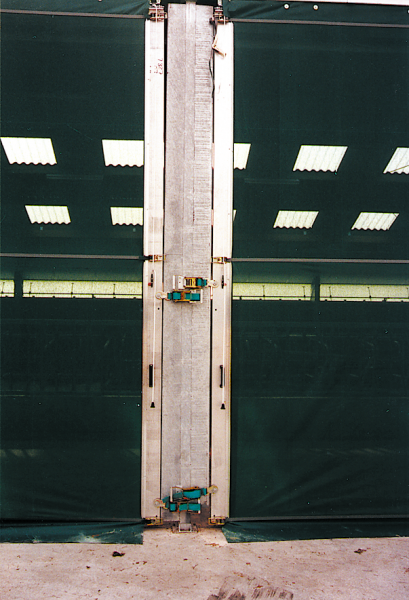 Schiebepfosten zusätzlich, für Vorhang bis 4 m Höhe