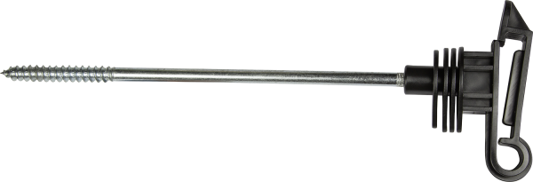 10 Stk. Seil- und Breitbandisolator mit langem Schaft (18 cm)