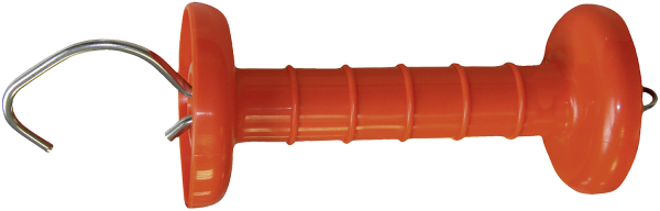 Spezial-Torgriff, orange, mit Edelstahlfeder und -Haken